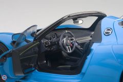 1:18 2013 Porsche 918 Spyder Weissach Package (Riviera Blue)
