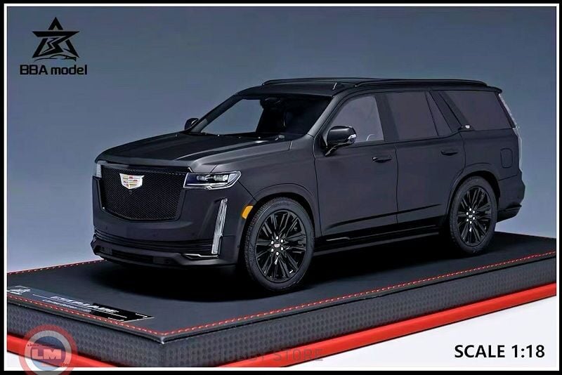 1:18 BBA Cadillac Escalade Luxury Edition Matt Black