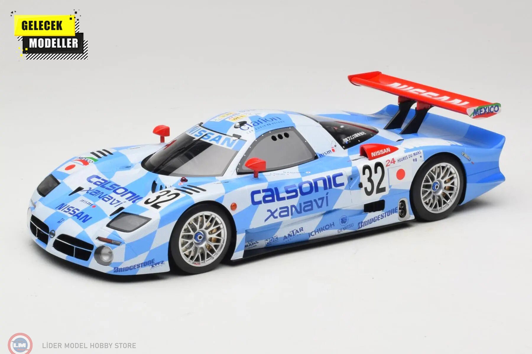 1:18 GT Spirit 1998 NISSAN R390 GT1 #32 LE MANS BLUE