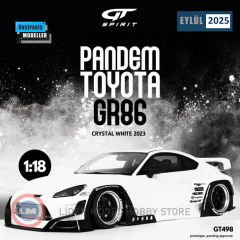 1:18 2023 Toyota GR86 Pandem Crystal White