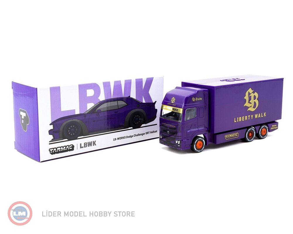 Tarmac Works - 1:64 Tarmac Works Dodge Challenger SRT Hellcat LBWK - 2. ...