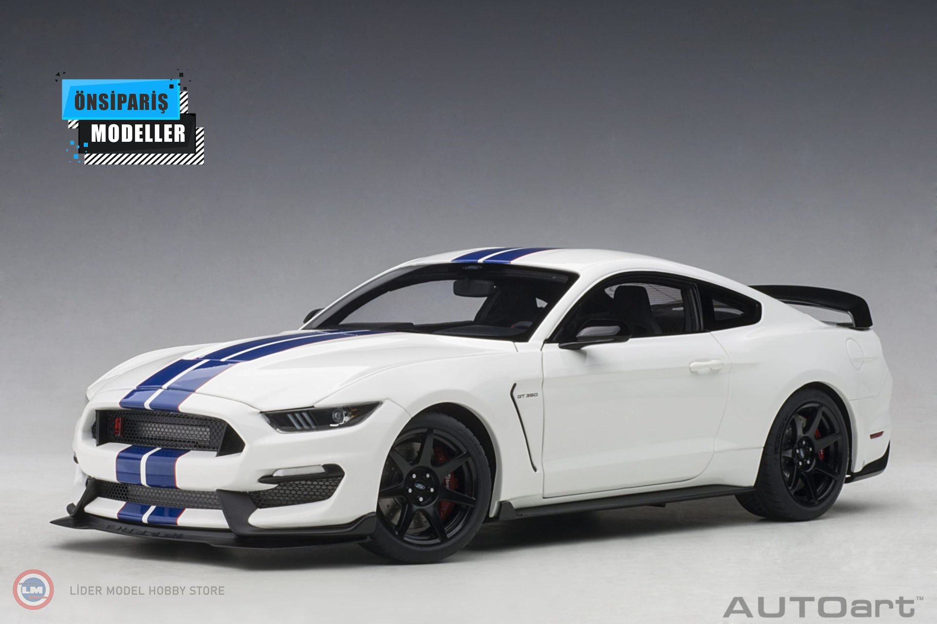 1:18 2017 Ford Mustang Shelby GT-350R 72931 (Oxford White)