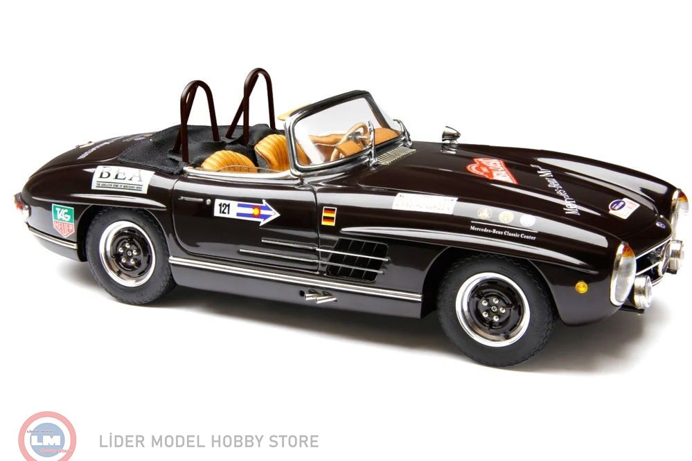 1:18 CMC Mercedes 300 SL W198 Rallye Roadster Brown