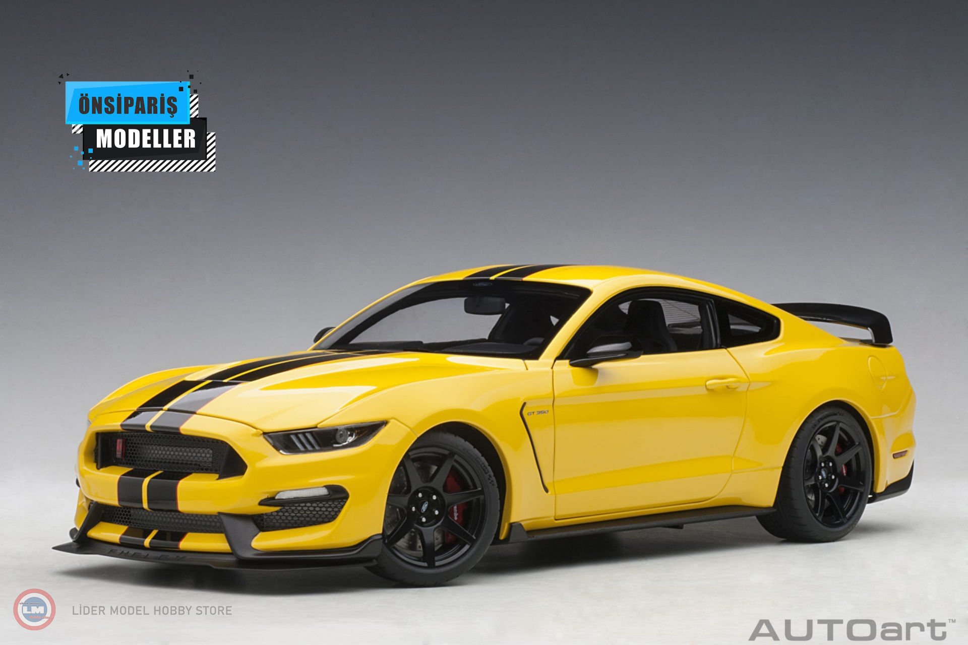 1:18 2017 Ford Mustang Shelby GT-350R 72932 (Triple Yellow)