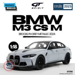 1:18 2024 BMW M3 CS M Brooklyn Grey