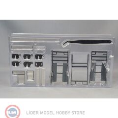 1:64 GCD Mercedes Benz Actros Double-Deck Car Transporter Truck