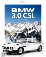 1:18 OTTO 1972 BMW 3.0 CSL E9 - Chamonix White