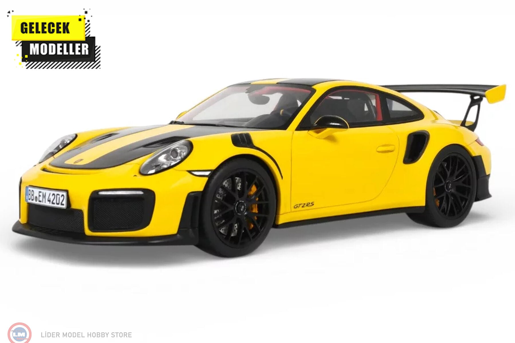 1:18 GT Spirit 2017 Porsche 911 992.1 GTS2 RS Nürburgring Lap Record Yellow