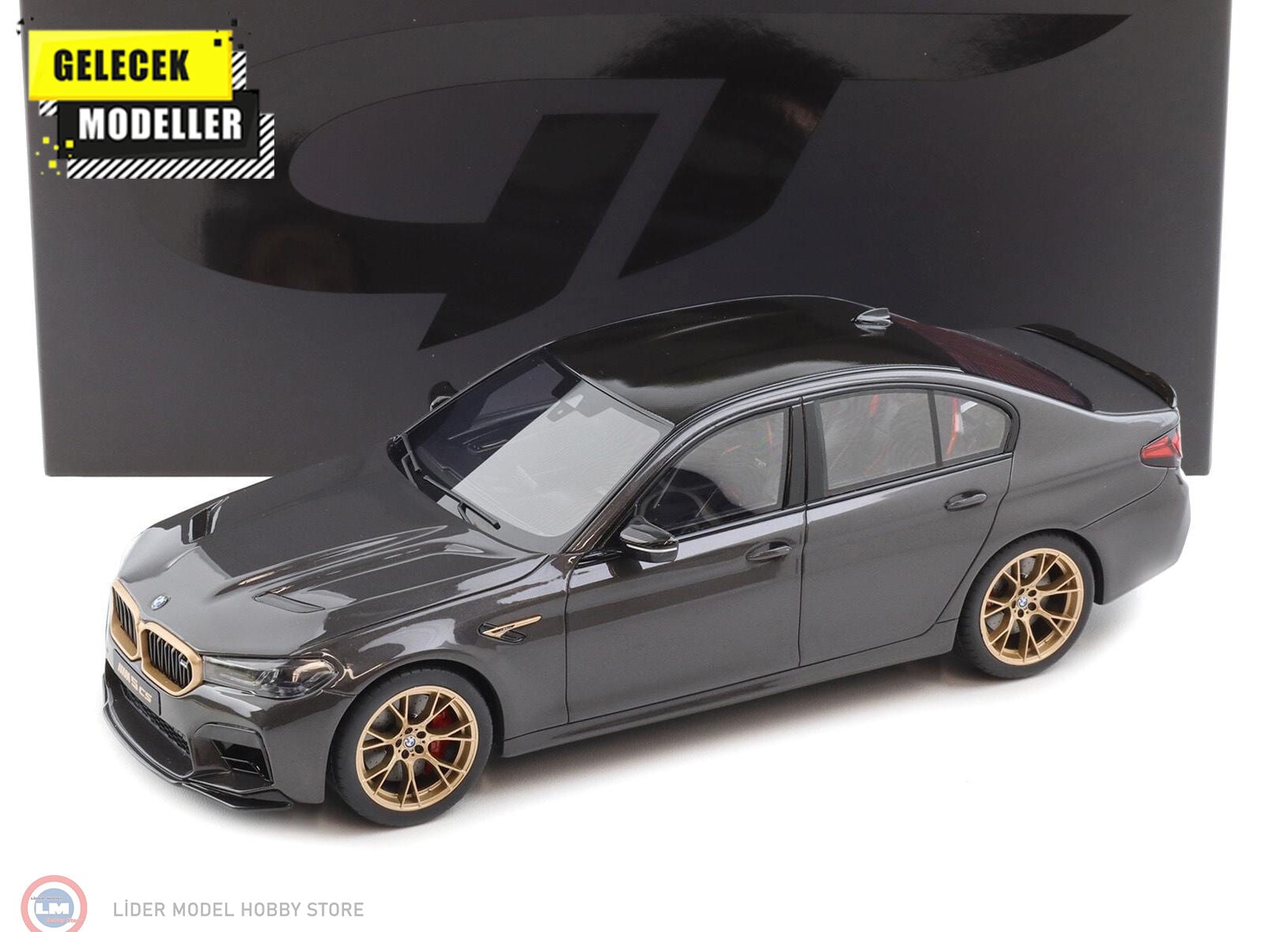 1:18 GT Spirit 2021 BMW M5 CS F90 - Brands Hatch Grey Metallic