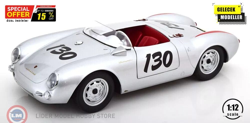 1:12 KK Scale 1956 Porsche 550A Spyder #130 Little Bastard - James Dean