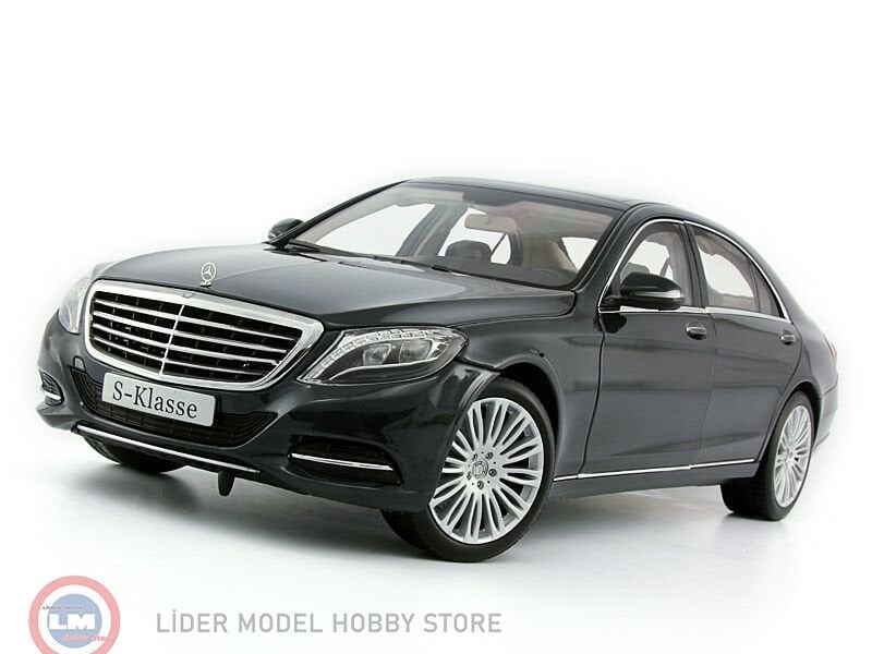 KUSURLU 1:18 Norev 2013 Mercedes Benz S Class W222 Blue Anthrazit