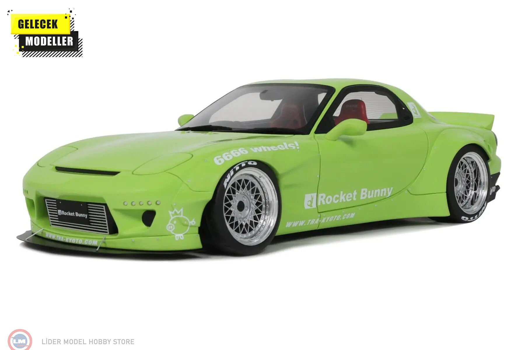 1:18 OTTO 2015 Mazda RX7 FD3S Rocket Bunny Aero