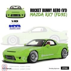 1:18 OTTO 2015 Mazda RX7 FD3S Rocket Bunny Aero