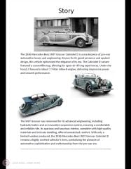 1:18 1936 Mercedes Benz W07 Grosser Cabriolet D