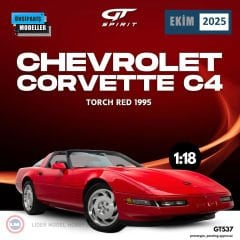 1:18 1995 Chevrolet Corvette C4 Torch Red