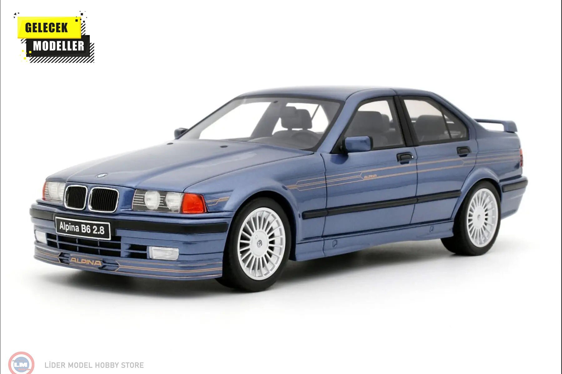 1:18 OTTO 1992 BMW Alpina B6 2.8 Alpina Blue Metallic