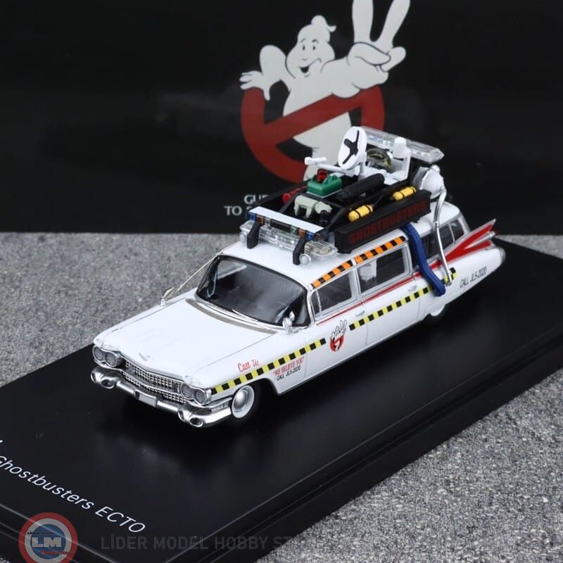 1:64 YS Model Cadillac Ghostbusters Ecto-1