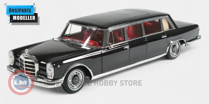 1:18 1963 Mercedes Benz 600 Pullman W100 NZG1071/50 1963  Mercedes-Benz 600 Pullman W100 - black