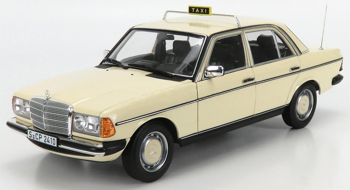 1:18 1980 Mercedes Benz 230 W123 'TAXI'