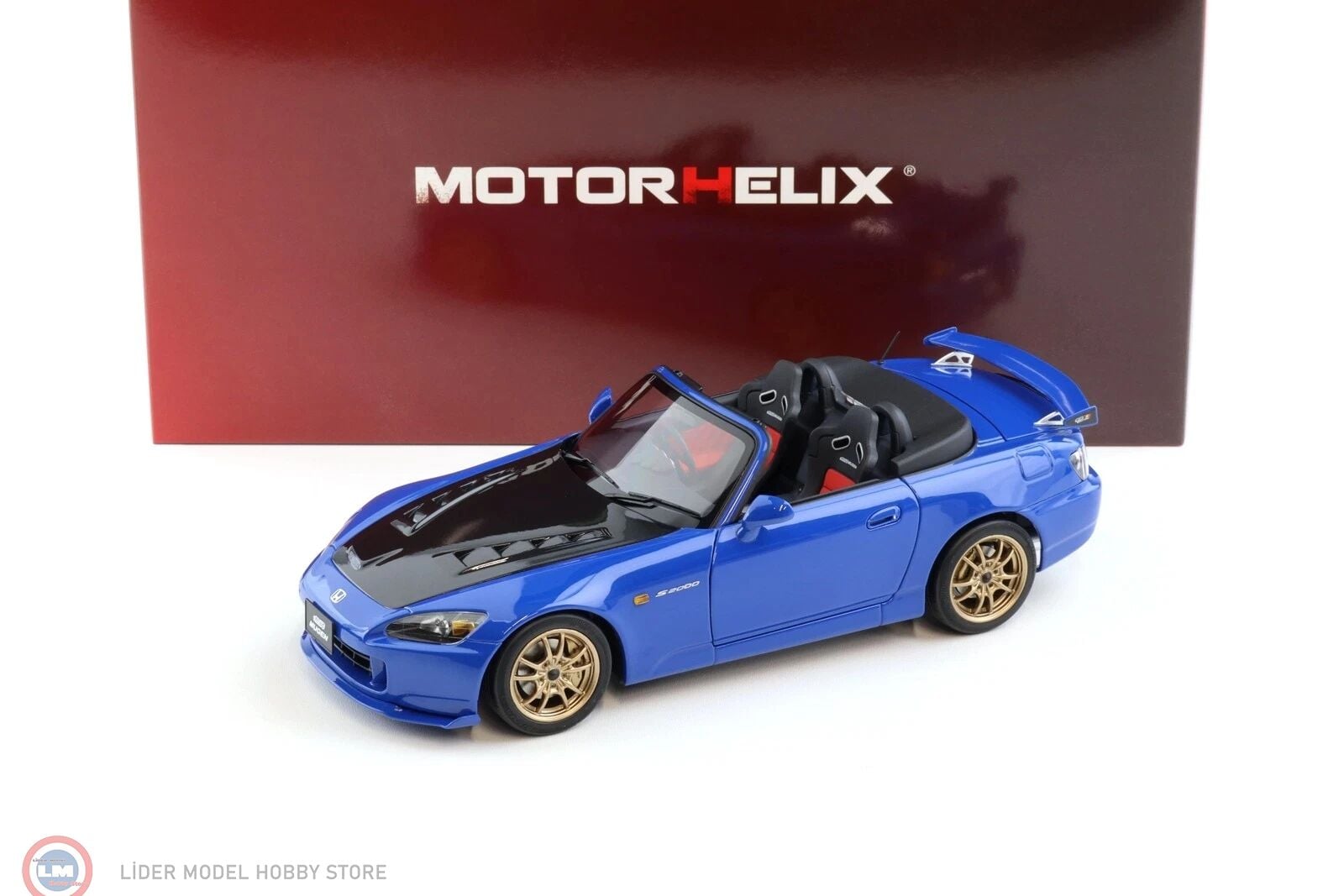 1:18 Motorhelix 2001 Honda S2000 AP2 MUGEN Spider Hard Top