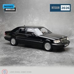 1:18 Norev 1997 Mercedes Benz S Class S600 W140 Obsidian Black