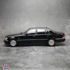 1:18 Norev 1997 Mercedes Benz S Class S600 W140 Obsidian Black