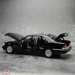 1:18 Norev 1997 Mercedes Benz S Class S600 W140 Obsidian Black