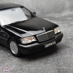 1:18 Norev 1997 Mercedes Benz S Class S600 W140 Obsidian Black
