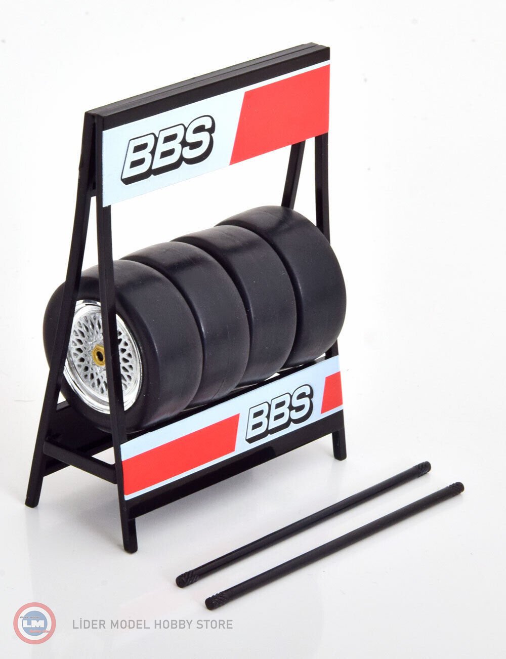 1:18  BBS Standlı Jant Lastik Seti