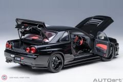1:18 2001 Nissan Skyline GT-R (R34) Z-tune Black Pearl