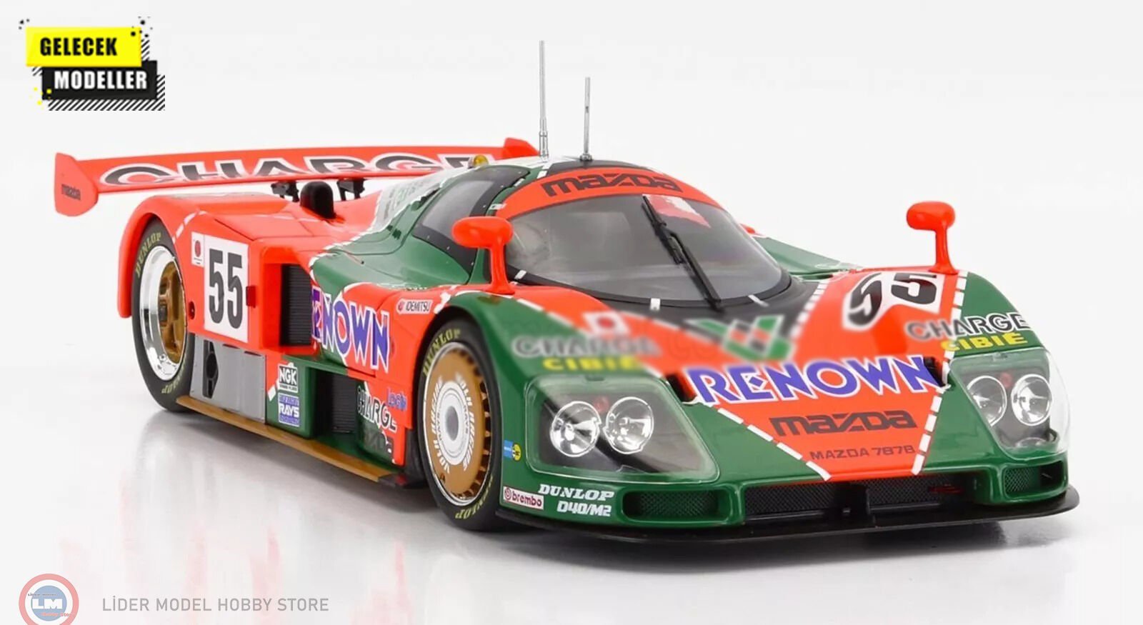 1:18 WERK83 Mazda 787B #55 Winner 24h LeMans 1991