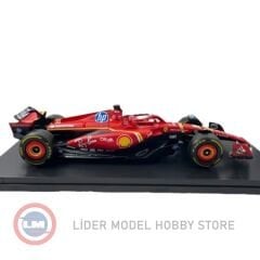1:18 Burago Ferrari SF-24 #16 CHARLES LECLERC - 4th ITALY GP IMOLA 2024