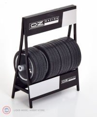 1:18 OZ Racing Standlı Jant Lastik Seti