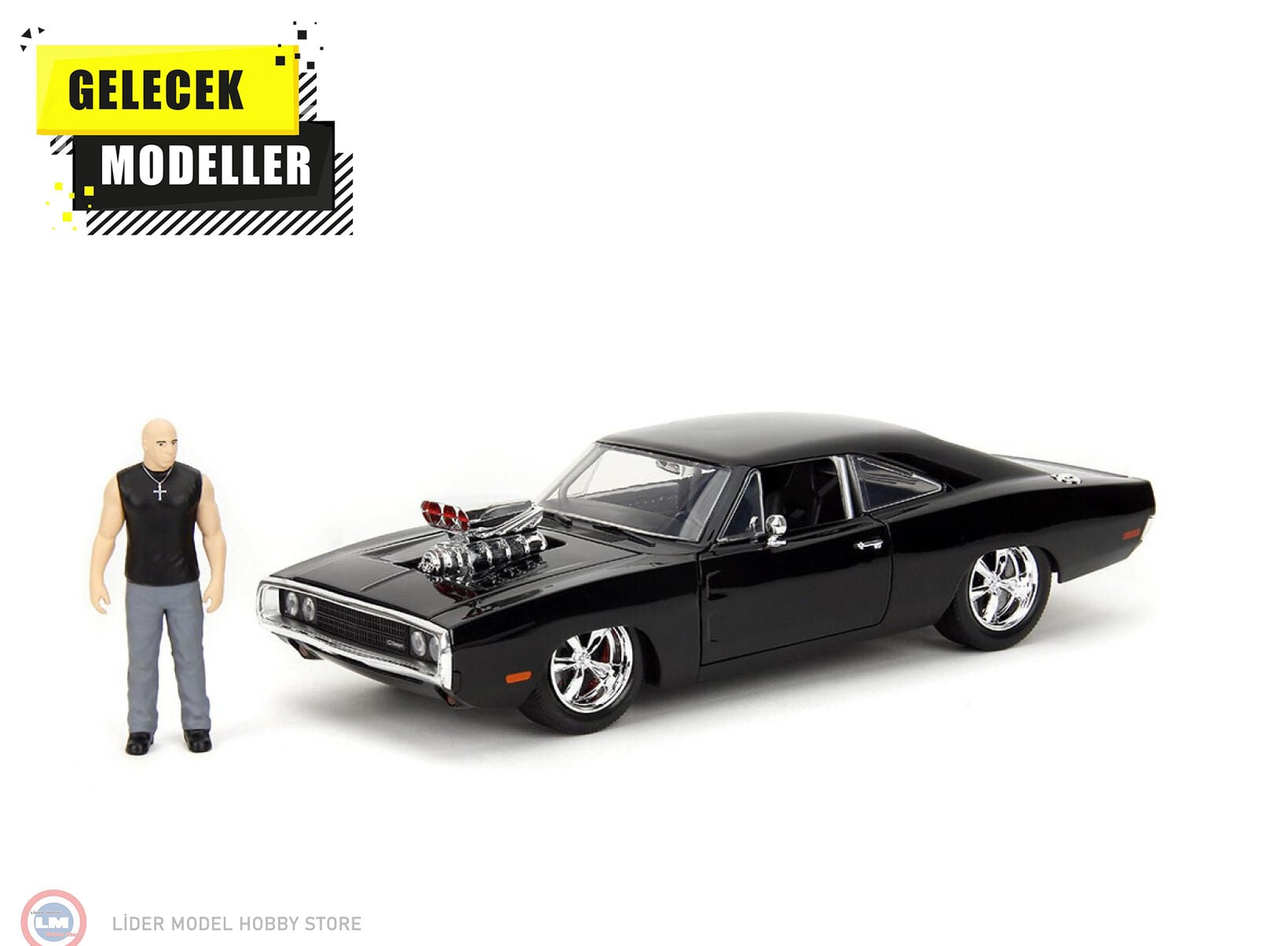 1:24 Jada 1970 Dodge Charger R/T & Dom figure - Fast & Furious