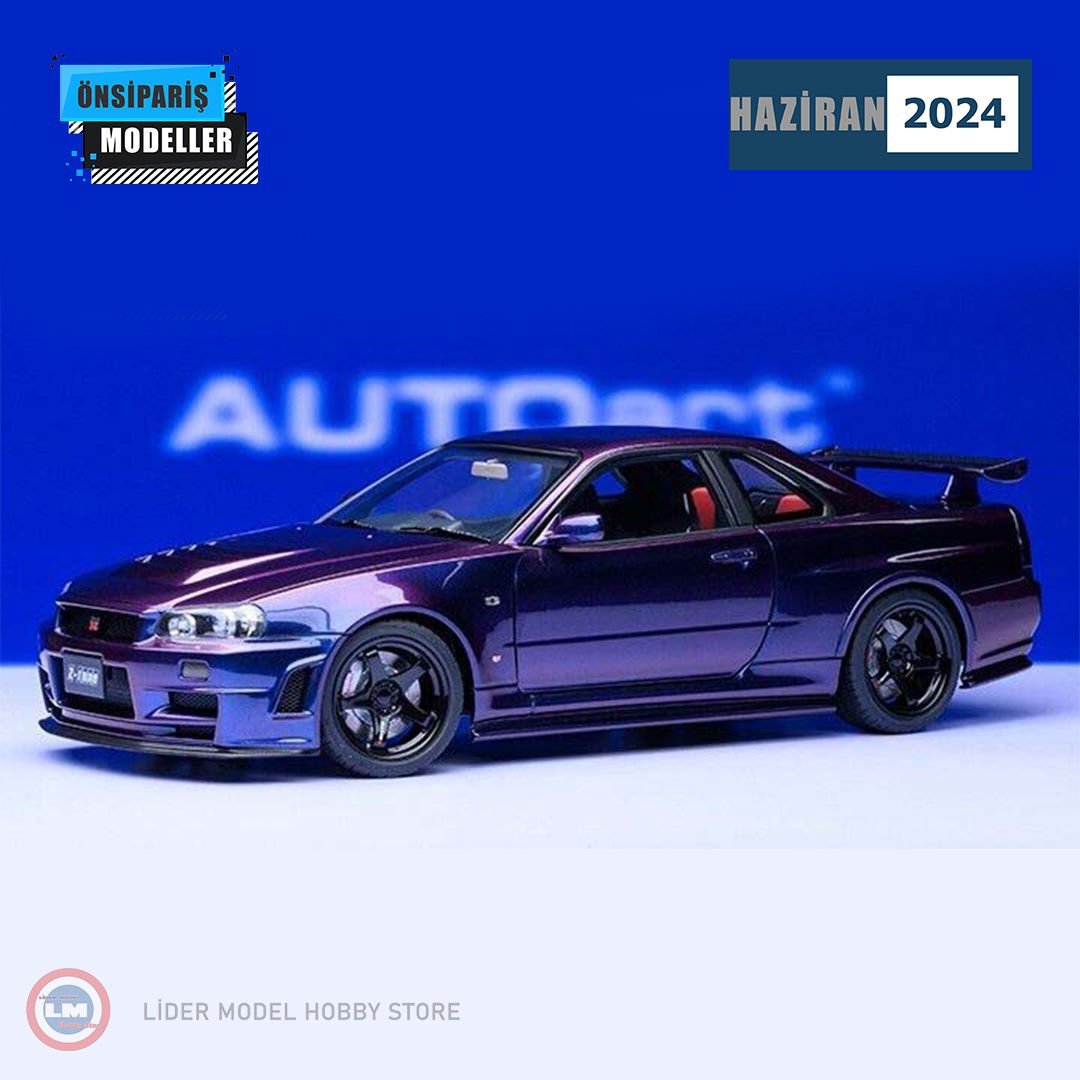 1:18 2001 Nissan Skyline GT-R (R34) Z-tune (Midnight Purple)