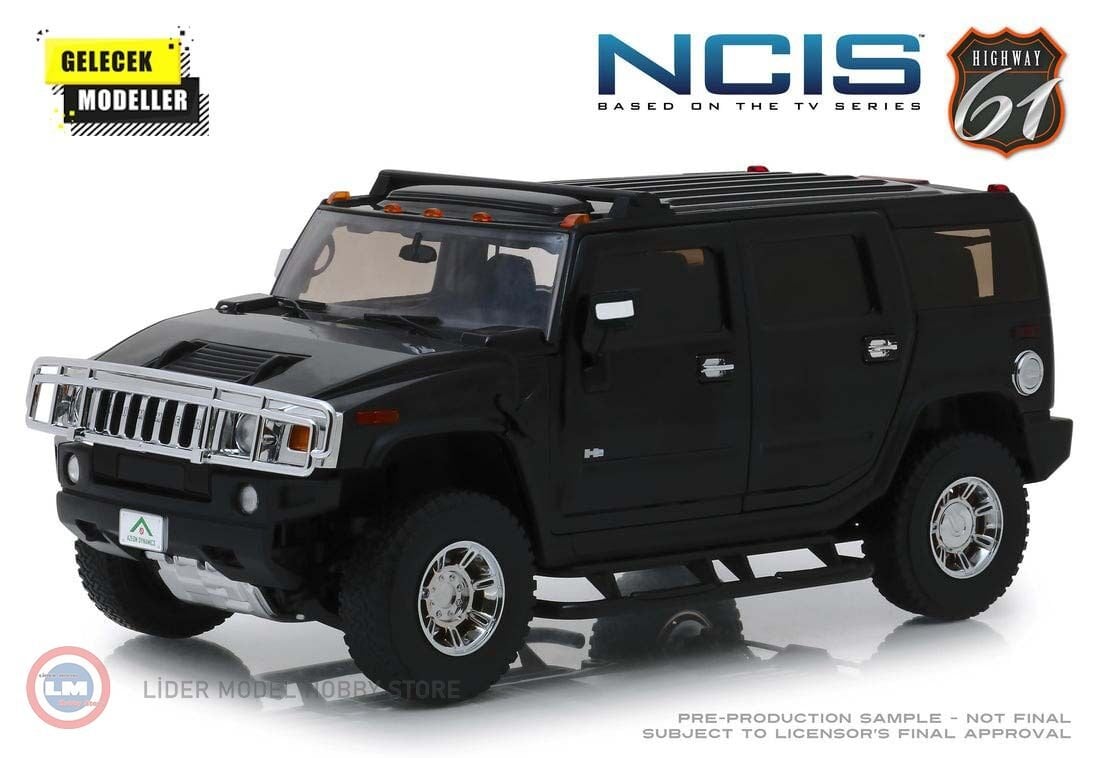 1:18 Highway61 2006 Hummer H2 POLICE NCIS - TV SERIES - POLIZIA