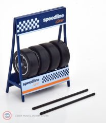 1:18 Speedline Standlı Jant Lastik Seti