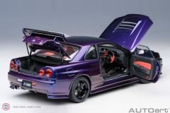 1:18 2001 Nissan Skyline GT-R (R34) Z-tune (Midnight Purple)