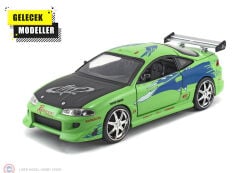 1:24 Jada 2001 Brian's Mitsubishi Eclipse Green The Fast & Furious