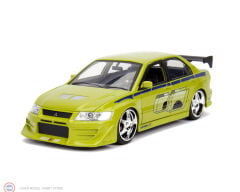 1:24 Jada Brian's Mitsubishi Lancer Evolution VII 2002 - Fast & Furious