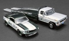 1:64 1969 Ford F-350 Ramp Truck Trans Am Mustang #33
