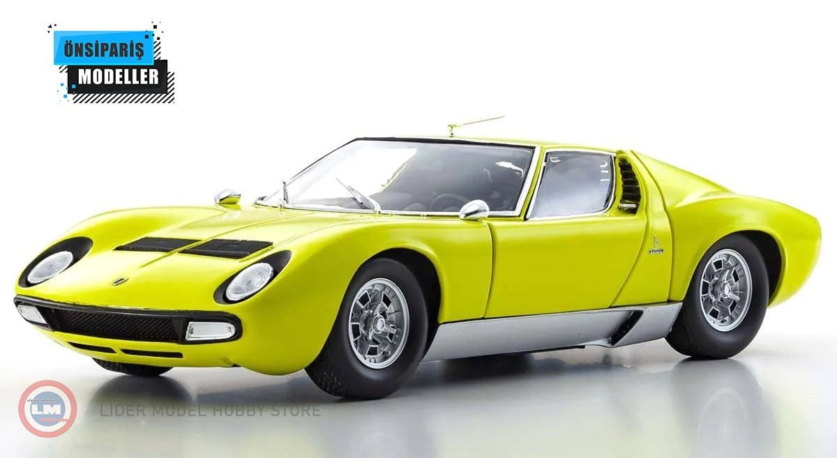 1:18 1966 Lamborghini Miura P400SV Sarı