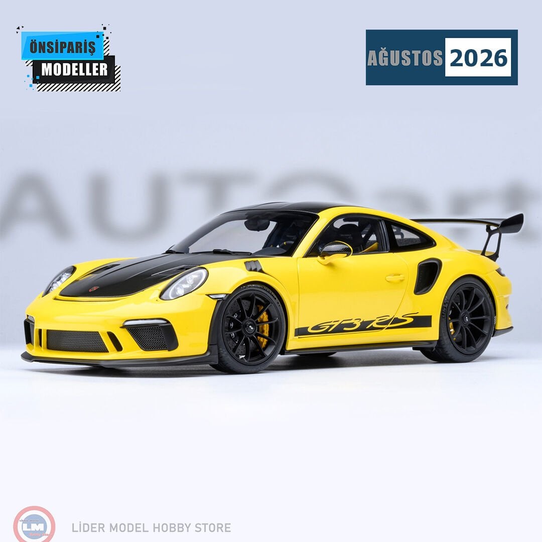 1:18 Autoart Porsche 911 (991.2) GT3 RS Weissach Package  Racing Yellow