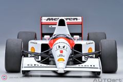 1:18 Autoart 1991 McLAREN HONDA MP46 Ayrton Senna  1 JAPANESE GP (with McLaren Logo)