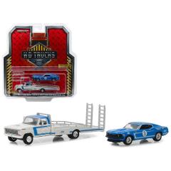 1:64 1969 Ford F-350 Ramp Truck - 1969 Ford Mustang BOSS 302