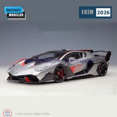 1:18 Autoart Lamborghini SC18 Alston Grigio Titans Red Accents