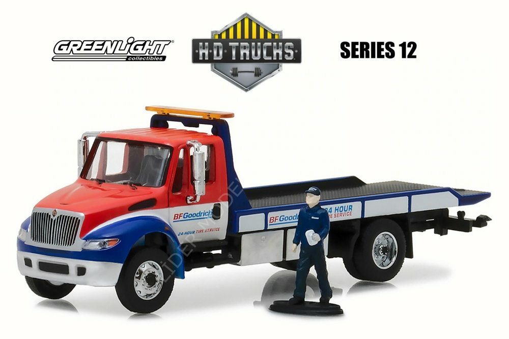 1:64 International Flatbed & Repair man figure Durastar BFGOODRICH