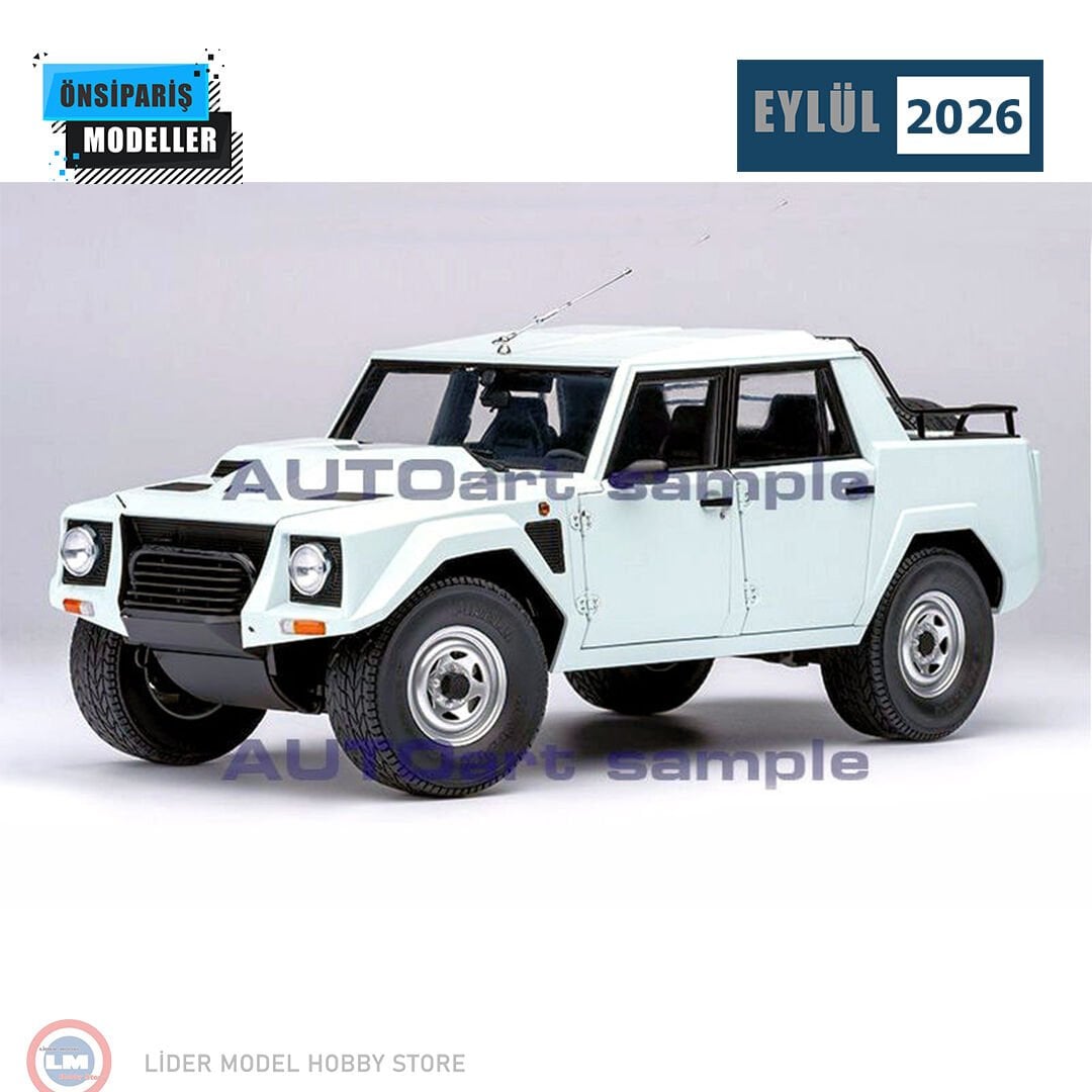 1:18 Autoart Lamborghini LM002 Bianco Polo Park White