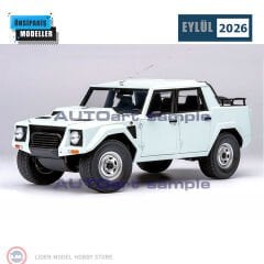 1:18 Autoart Lamborghini LM002 Bianco Polo Park White