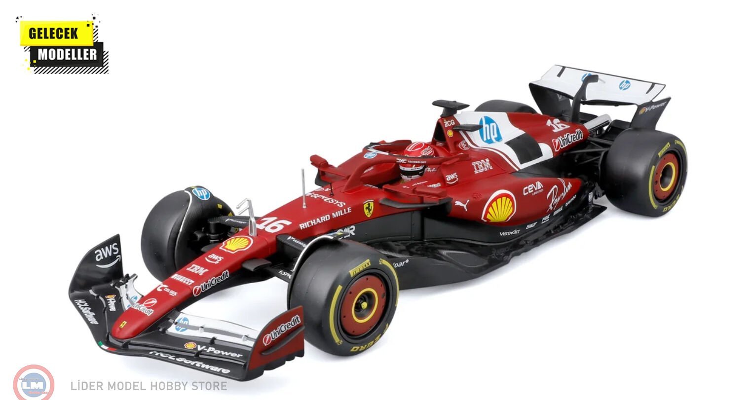 1:18 Burago Ferrari SF-25 #16 CHARLES LECLERC 2025 Formula 1
